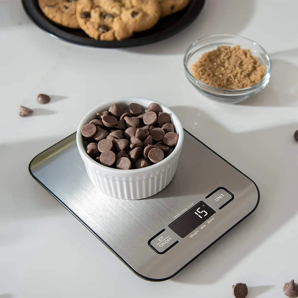 Precyzyjna waga kuchenna z ładowaniem USB – do 5 kg