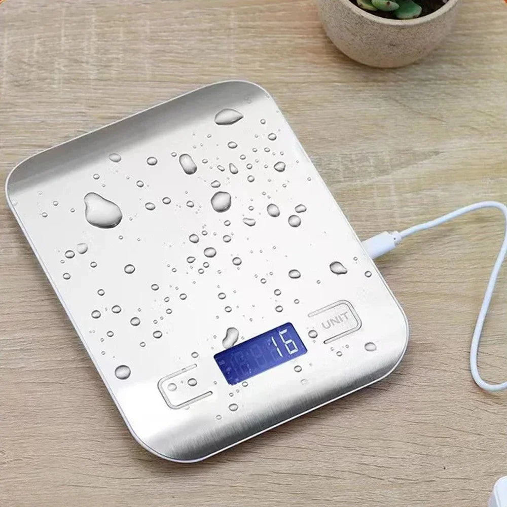 Precyzyjna waga kuchenna z ładowaniem USB – do 5 kg